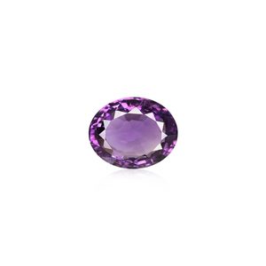 NOVAMART Fine 12.08 Carat Natural Amethyst Faceted Gemstone High Quality Blue Clear Mineral Cut As a Trillion <b>Cushion</b> Calibrated - Product Image 1