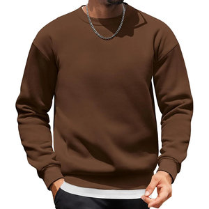 Venta al por mayor de los hombres de cuello redondo sudadera Personalizar Fleece Casual Wear Basics algodón mezclado sudadera para los hombres - Product Image 1