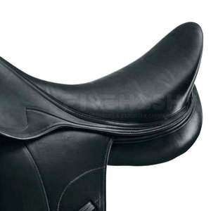 Selle de saut en cuir premium pour concours hippique et utilisation en extérieur - Product Image 2