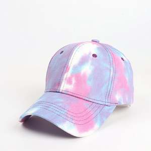 Unisex Gradient Tie Dye Baseball <b>Hat</b>, Spring <b>Summer</b> Fashion Korean Street Cap - Product Image 5