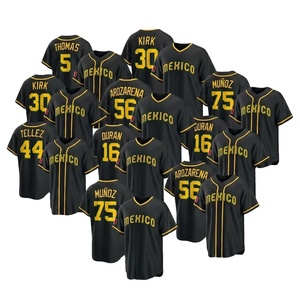Vêtements de baseball et de softball personnalisés et confortables, t-shirt pour homme très vendu, impression sublimée personnalisée, maillot de baseball sportif - Product Image 1