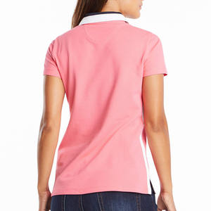 Meilleur Prix Respirant Bonne Qualité Dernière Conception Multi Couleur Plus Size Polos à la mode pour femmes avec logo personnalisé et taille - Product Image 3