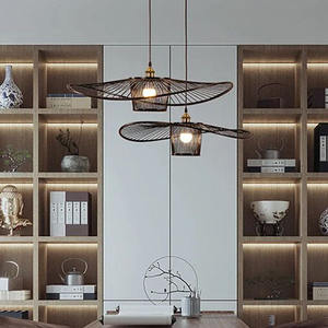 Lámpara Colgante de Bambú Diseñada para Espacios Habitables con Estructura Ligera, Textura Natural y Brillo Cálido - Product Image 2