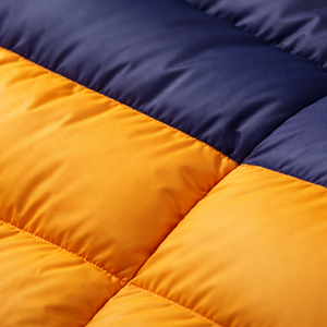 Men’s Color Block Hooded <b>Puffer</b> <b>Jacket</b> Navy <b>Yellow</b> Quilted Winter <b>Jacket</b> Custom OEM ODM Wholesale Manufacturer - Product Image 5