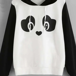 Oso sublimación diseño impreso con capucha mujeres Crot Top mujeres para Sudadera con capucha tamaño americano EE. UU. mujeres para Sudadera con capucha y sudadera - Product Image 5