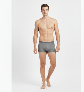 Calzoncillos de Algodón Gris Neutro para Hombre, Suaves, Elásticos, Transpirables, Cómodos y con Soporte para Uso Diario - Product Image 1