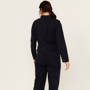 Mono protector de trabajo para mujer con logotipo personalizado Impresión Bordado Uniforme industrial duradero OEM ODM Proveedor de fábrica - Product Image 3