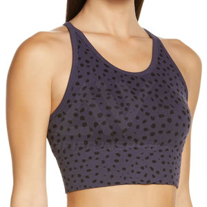 OEM personalizado cómodo elástico Strappy Fitness sujetador para mujeres tamaño adulto un hombro estilo corto transpirable Sujetador deportivo - Product Image 3