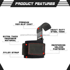 สายรัดยกน้ำหนักแบบหนาพิเศษพร้อมแผ่นรองรับแรงกระแทก สำหรับเดดลิฟท์ พาวเวอร์ลิฟท์ติ้ง และการออกกำลังกายในยิม - Product Image 2