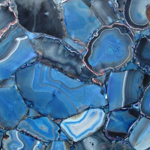 Agate Pierres Précieuses Carrelage Classique Pierre Naturelle pour Intérieur de Villa de Luxe Piscine Murale pour Classique Sophistiqué Gris Sauvage - Product Image 1