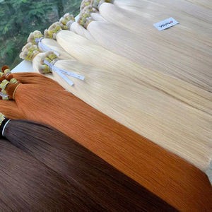 Extensiones de Cabello Natural Liso, Super Double Drawn, Cabello Vietnamita, Color Naranja, Envío a Todo el Mundo, Precio de Fábrica - Product Image 1