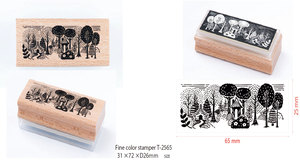 Giá Tốt Nhất Chất Lượng W65Mm H25Mm Trang Trí Trường Học Cung Cấp Tự Mực Đầy Màu Sắc Tem Tùy Chỉnh Đa - Product Image 2