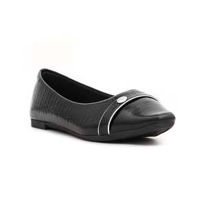 Zapatos de tacón de cuero de vaca negro para mujer WN0887, zapatos de oficina con tacones cuadrados y finos, tacón alto de 5cm, elegante cierre sin cordones - Product Image 2
