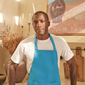 Tablier de cuisine sans manches BEAM 100% polyester, respirant, écologique, en matériau non tissé, poche avant, design simple, résistant à l'humidité - Product Image 4