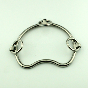 บิตบิตบิตสีรุ้งสำหรับแข่งม้าสีฟ้าเคลือบพลาสม่าผลิตภัณฑ์แก้มเต็มปากม้า - Product Image 5