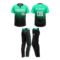Conjunto de Uniformes de Béisbol y Sóftbol Sublimados en Poliéster Personalizables, Camisetas para Hombre con Correa Ajustable, Peso del Tejido 220g