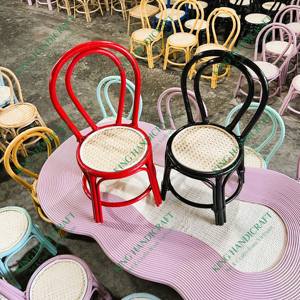 Silla de ratán hecha a mano con estilo moderno para niños, duradera y cómoda, superventas para cocina, dormitorio o sala de estar - Product Image 5