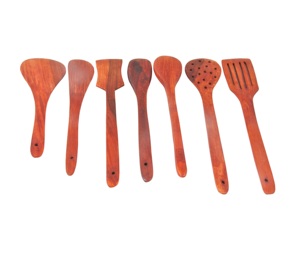 Juego de utensilios de cocina de madera Cucharas de madera SERVIDOR DE ENSALADA DE MADERA JUEGO DE 2 HECHO A MANO ÚNICO KETCHENWAR - Product Image 6