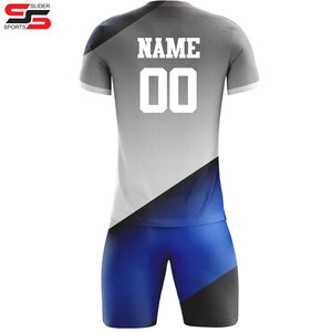 Vente en gros de maillots de football pour enfants, ensemble d'uniformes de football en polyester personnalisés, uniformes de football d'entraînement respirants pour garçons - Product Image 6