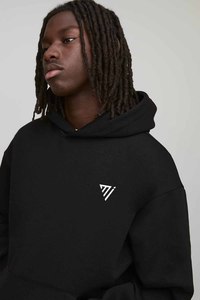 เสื้อฮู้ดดี้ผู้ชายคุณภาพพรีเมียมทรงโอเวอร์ไซส์ ผ้าคอตตอนหนานุ่ม สำหรับฤดูหนาว รับผลิตตามแบบ (OEM) พร้อมบริการปักโลโก้และพิมพ์ลาย 3 มิติ - Product Image 3