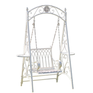 High Quality New Finishing Antique Design Metal Iron Patio <b>Garden</b> Swing for 3 Seater <b>Bench</b> at Cheap Price From Indian Exporters - Product Image 5