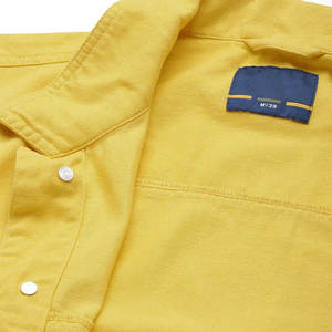 Dernier style de veste en jean avec broderie à bords bruts pour hommes, plus la taille, prix réduit avec col montant pour l'hiver - Product Image 5