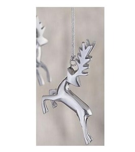 Decorativo festivo Metal colgante Reno adornos de Navidad árbol colgante fiesta decoración del hogar regalo coleccionable - Product Image 6