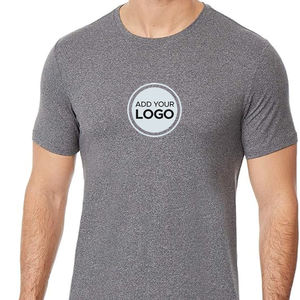 Camisetas a granel para hombre Cuello de algodón Premium preencogido suave, cuello redondo, camisetas de ajuste informal Etiqueta personalizada para hombres - Product Image 6