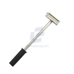 Marteau d'identification vétérinaire pour animaux d'élevage avec fixation latérale, 1 rangée, corps en acier inoxydable - Product Image 4