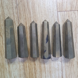 หินภูเขาไฟคริสตัลแร่ไพไรต์ธรรมชาติที่ดีที่สุดสำหรับการตกแต่ง - Product Image 5