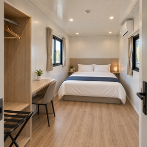 Casa Prefabricada Modular con Fachada de Cristal Completa, Modelo Apple Cabin, para Hoteles de <span class=keywords><strong>Marina</strong></span> y Resorts Turísticos en Islas - Product Image 4