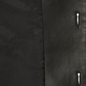 OEM Custom logo High Quality Faux Leather Button-up <b>Bowling</b> Shirt for Men's Casual Leather Shirts - Product Image 6