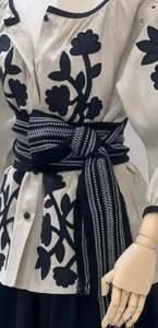 Krayka Woven Sash <b>Belt</b> Handmade Folk Style <b>Fabric</b> <b>Belt</b> Length Traditional Kushak Waist <b>Belt</b> - Product Image 4