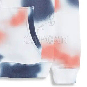Logo personnalisé Tie Dye Hoodie pour Hommes Confortable XS Taille à la Mode Impression 3D Design Hiver Col à Capuche-Prix de Gros - Product Image 4