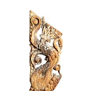 Soporte de Madera Vintage Indio, Tallado a Mano, Decoración Arquitectónica de Pared, Estilo Rústico Antiguo para Interiores del Hogar, Combinación Variada, 1 Unidad - Product Image 4