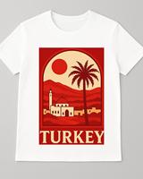 Kaos Wanita Musim Panas Logo Digital Custom 100% Katun Kasual Bernapas Grosir Personalisasi Merek Sendiri Berkualitas Tinggi