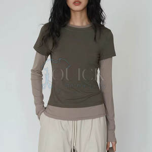 Camisetas de Verano Ecológicas de Doble Capa para Mujer de Alta Calidad, Secado Rápido y Transpirables, en Existencia - Product Image 1