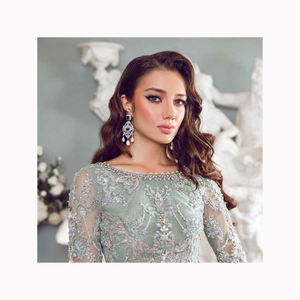 เดรสสำหรับผู้หญิงสไตล์ปากีสถานแบบลำลองคุณภาพระดับพรีเมี่ยมมาใหม่ชุดสนามหญ้า2021 salwar kameez - Product Image 2