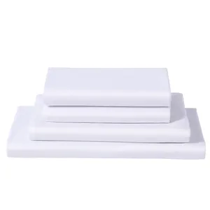 300 Thread Count 100% Cotton White Percale Fabric For 5 Star Hotel Bedding