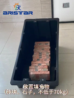 Bristar Solar Ground Système de montage PP Ballast solaire Support de ballast en plastique Pv Hdpe Ballast