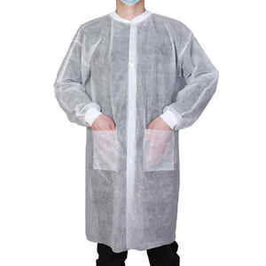 Bata de laboratorio médica no tejida al por mayor uniformes médicos bata unisex - Product Image 1