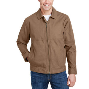 Chaqueta de lona de algodón para hombre de buena calidad/100% chaqueta de lona de algodón hecha de material transpirable para hombre a la venta - Product Image 1