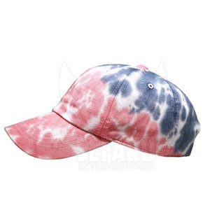 Venta al por mayor de Bajo MOQ Classic Tie Dye gorras de béisbol por encargo accesorios de ropa gorras de béisbol - Product Image 3