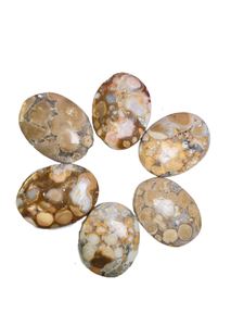 Piedra de Palma de jaspe cobra de alta calidad, piedra Natural, piedras preciosas curativas, Palma tallada, piedras de cristal de ágata de cuarzo - Product Image 3