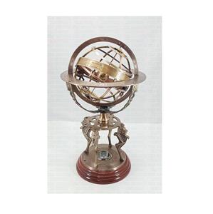 Decoración Náutica de latón armillary con acabado pulido y diseño tradicional para estanterías salas de estar o mesas de exhibición - Product Image 5