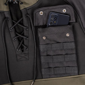 Veste tactique de safari pour homme, à fermeture éclair, camouflage, multi-poches, cargo, BDU, veste à capuche, ripstop, pour la chasse, la pêche, la randonnée en plein air - Product Image 4