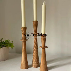 Candelabro Decorativo de Madera, Elegante Soporte Hecho a Mano para Decoración del Hogar, Calidad Premium, Varios Tamaños y Formas, Tradebyd - Product Image 1
