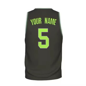 เสื้อเจอร์ซีย์บาสเก็ตบอลออกแบบได้ตามต้องการพร้อมโลโก้ทีมของคุณเอง - Product Image 1