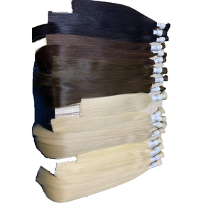 Paquetes de cabello Remy virgen natural 100% Pelucas de cabello humano ruso sin procesar Estilos rectos Cabello teñido vietnamita crudo - Product Image 2