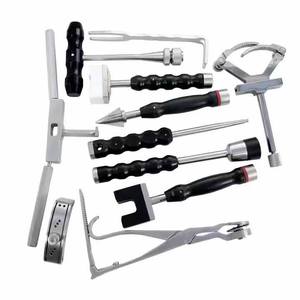 Outils chirurgicaux manuels complets d'instruments de chirurgie orthopédique de 11 pièces pour les opérations de fémur de tibia de colonne vertébrale de genou de hanche - Product Image 1